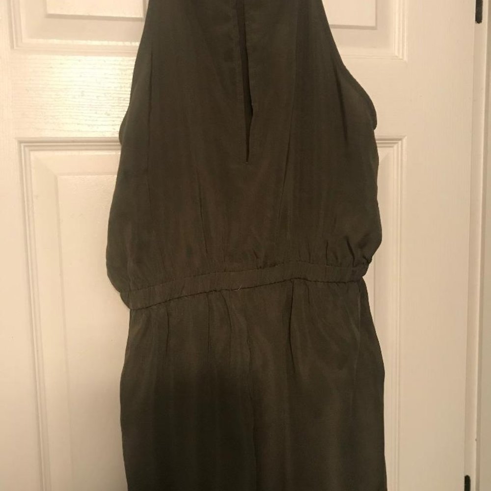 Junior Olive Green Romper Shorts